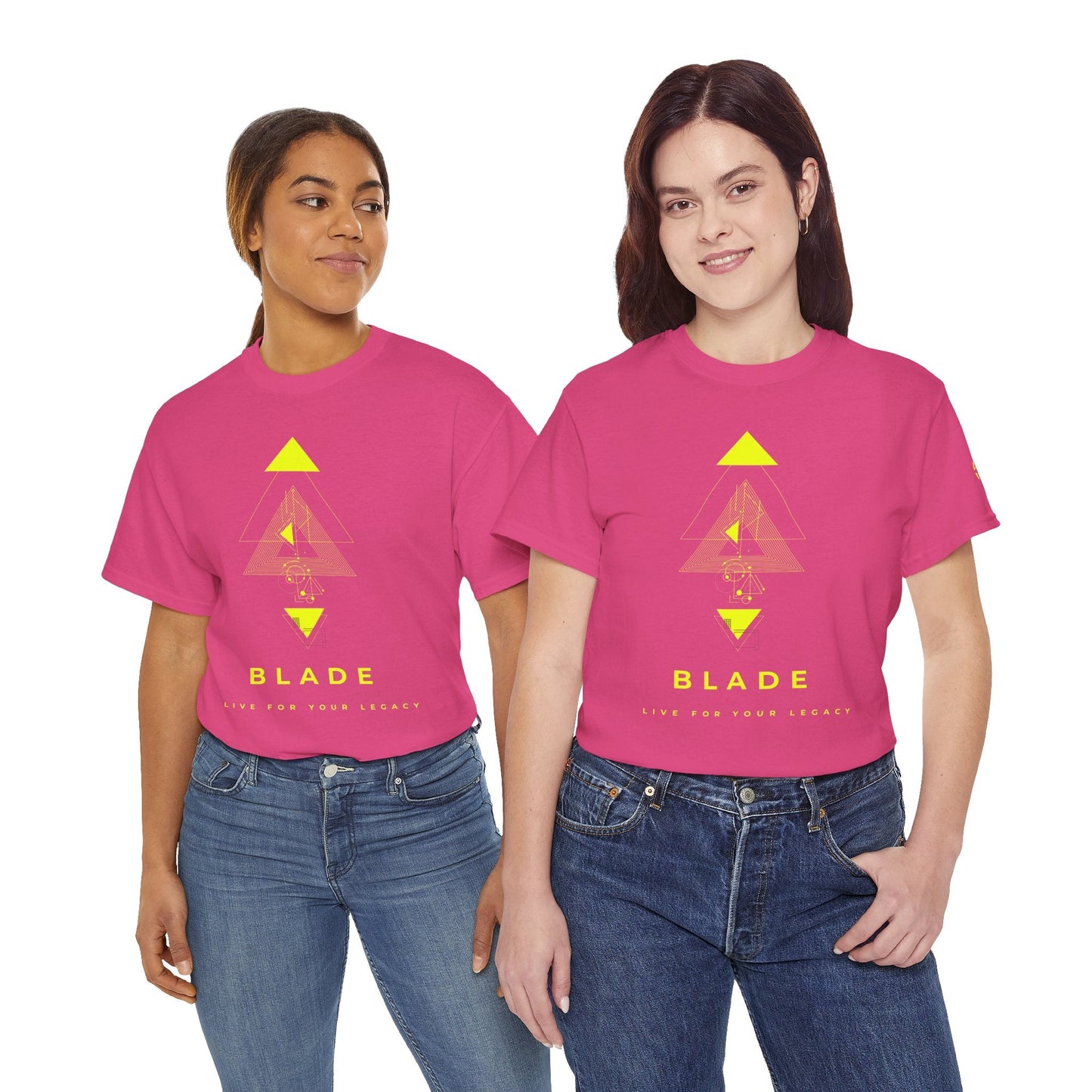 Geometric Odyssey Neon Green TX T-Shirt