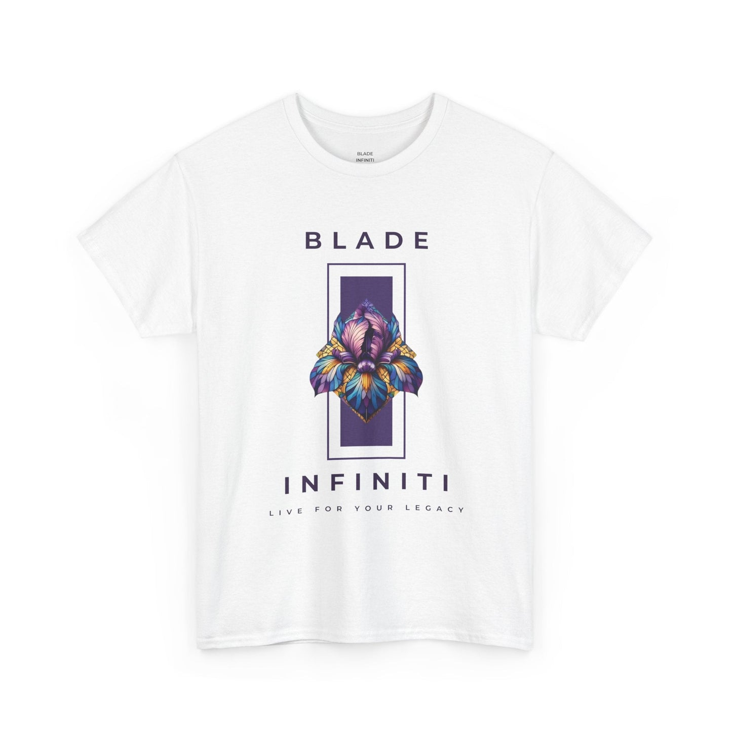Essence of Infiniti Purple/Yellow/Teal Floral T-Shirt