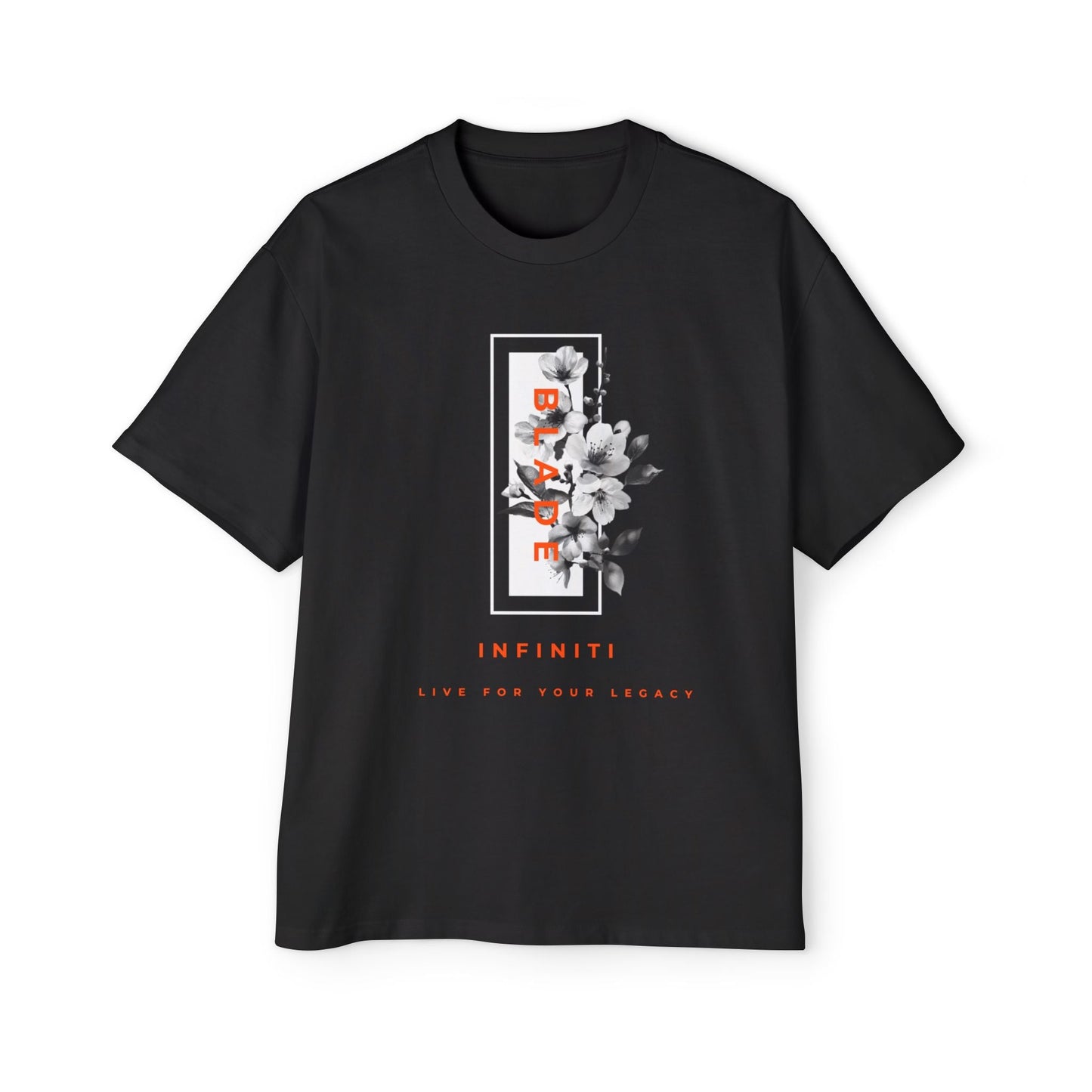 Bloom Bae Black Floral Oversized T-Shirt
