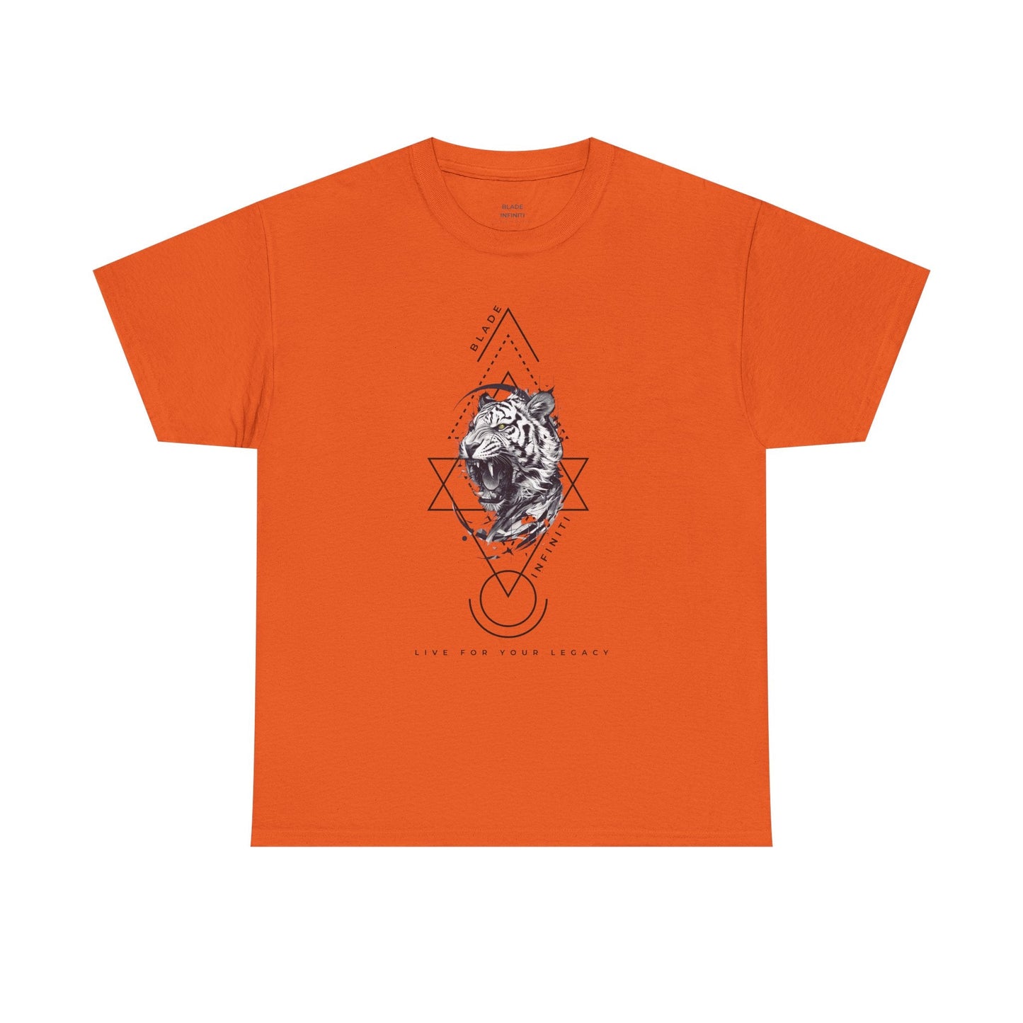 Geometric King Black TX Tiger T-Shirt