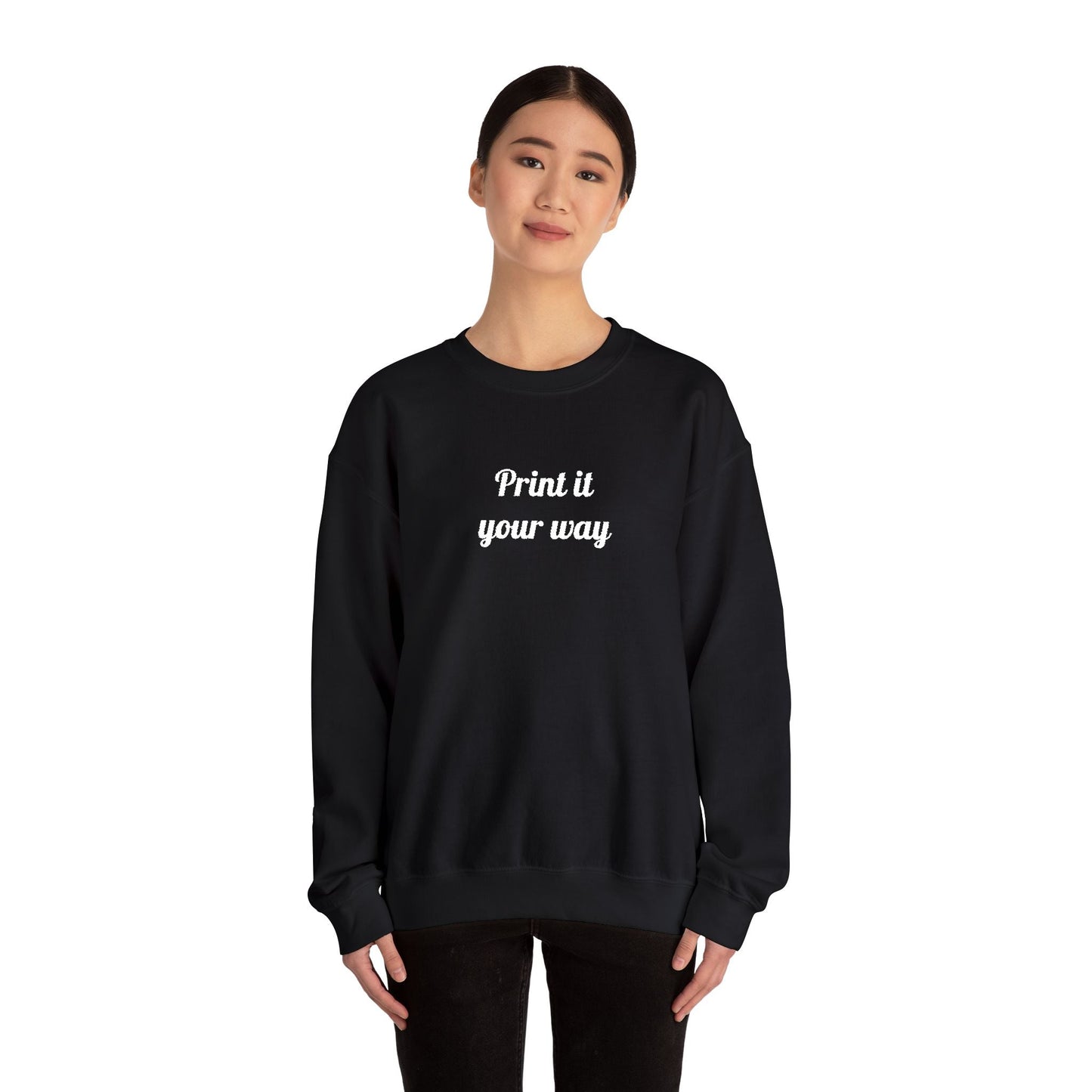 Embroidery Personalization - Unisex Crewneck Sweater (Make It Yours)