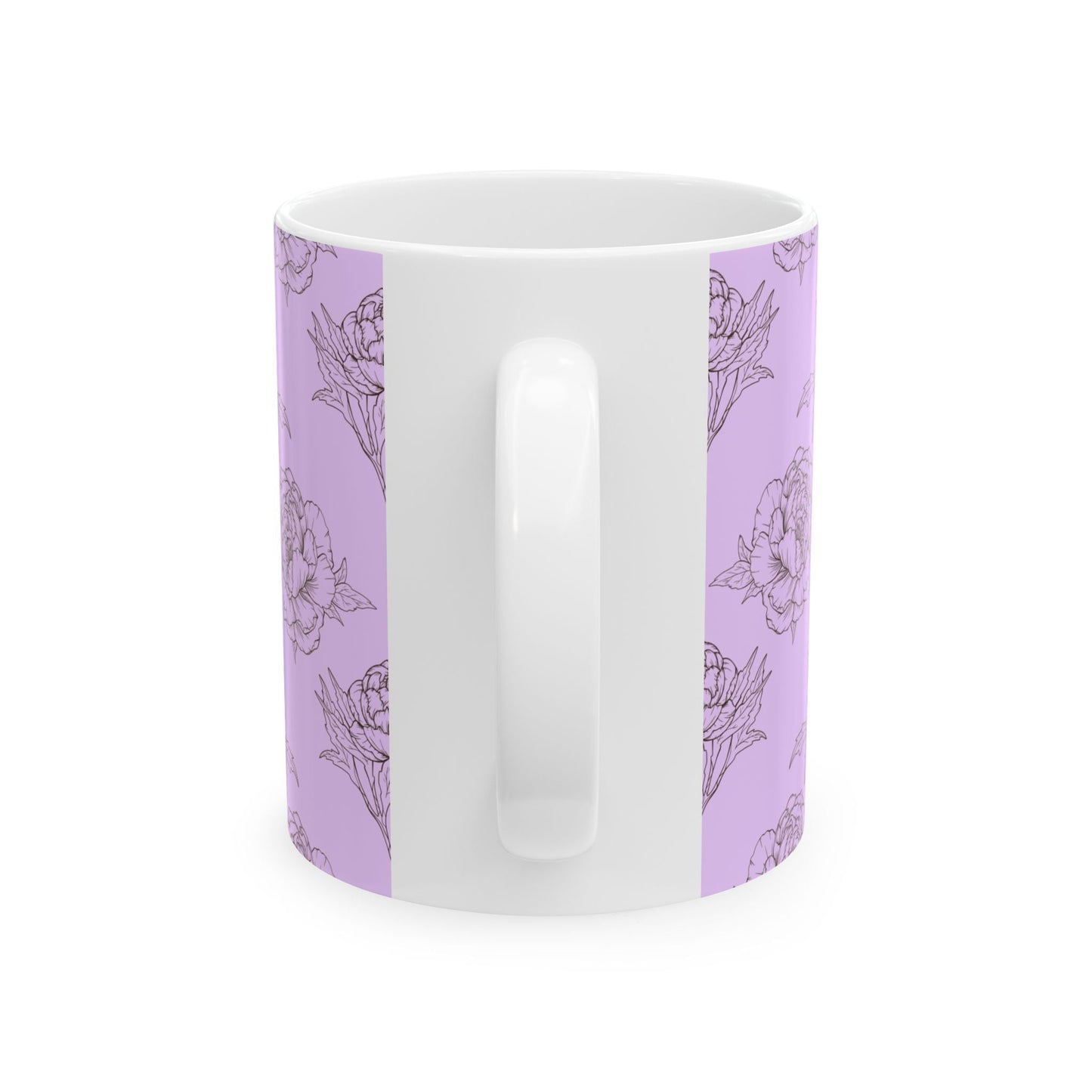 Floral NANA Ceramic Mug, Lavender- Grandma gift