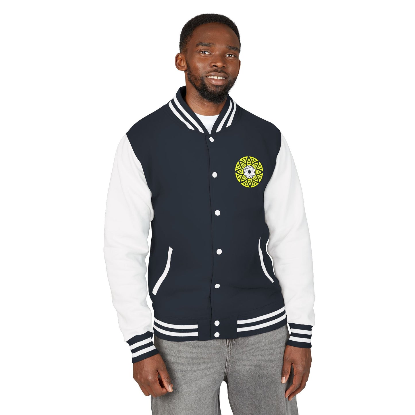 Blade 45 Golden Yellow/White Letterman Jacket