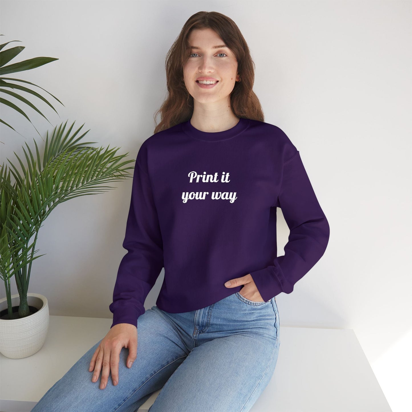 Embroidery Personalization - Unisex Crewneck Sweater (Make It Yours)