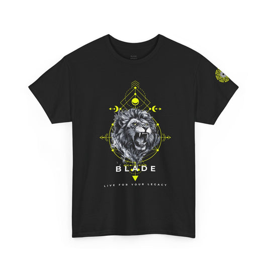 Geometric King White TX Lion T-Shirt