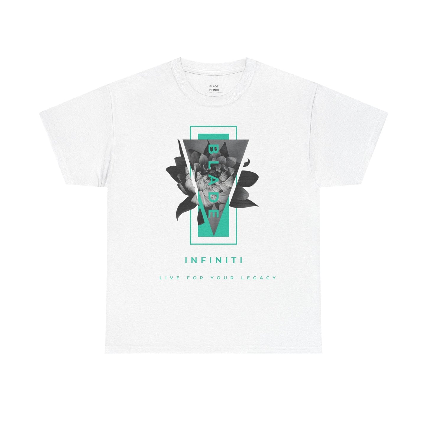 Flora Essence Aqua Teal TX Floral T-Shirt