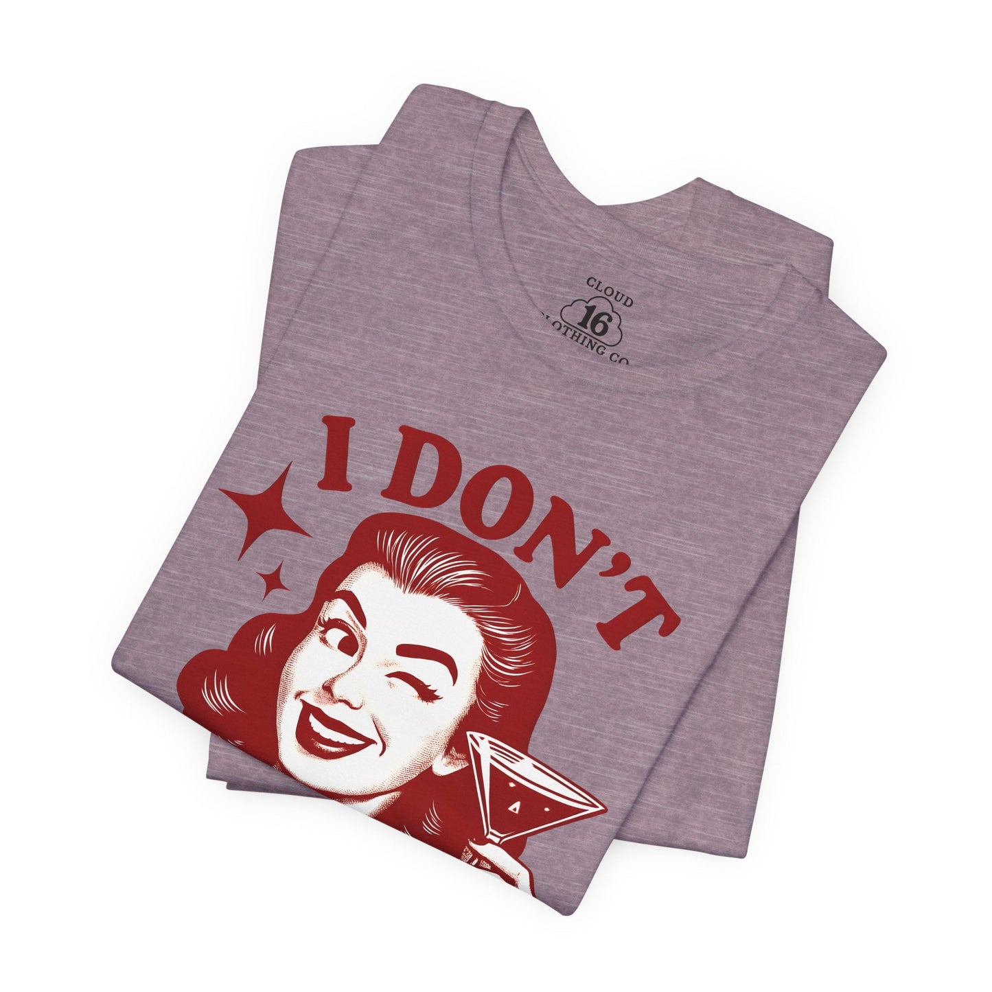 I Don't Care Retro Graphic T-Shirt – Unisex Vintage Style