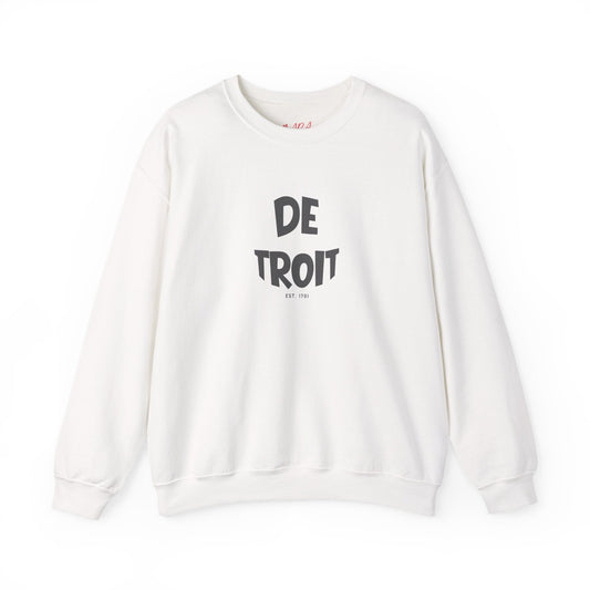 Cool DETROIT Crewneck Sweatshirt