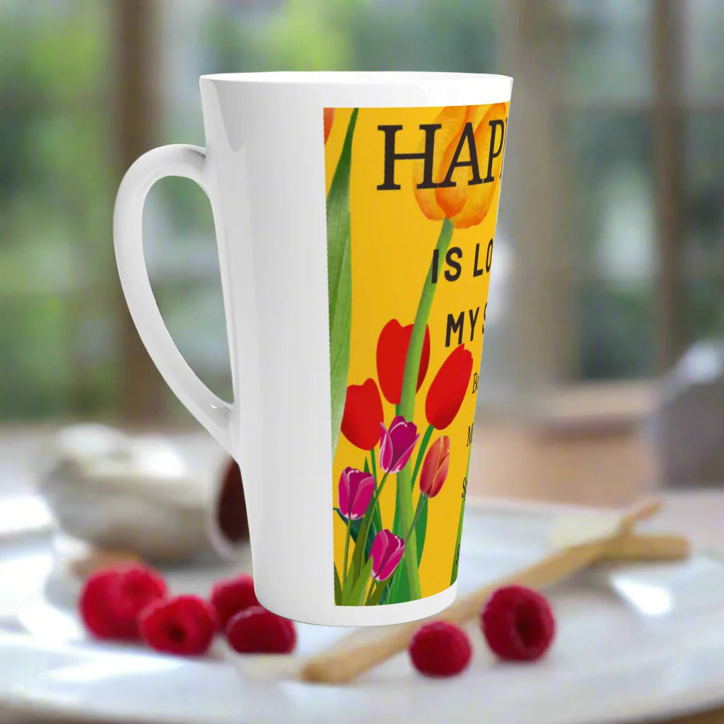 White Latte 17oz Ceramic Mug