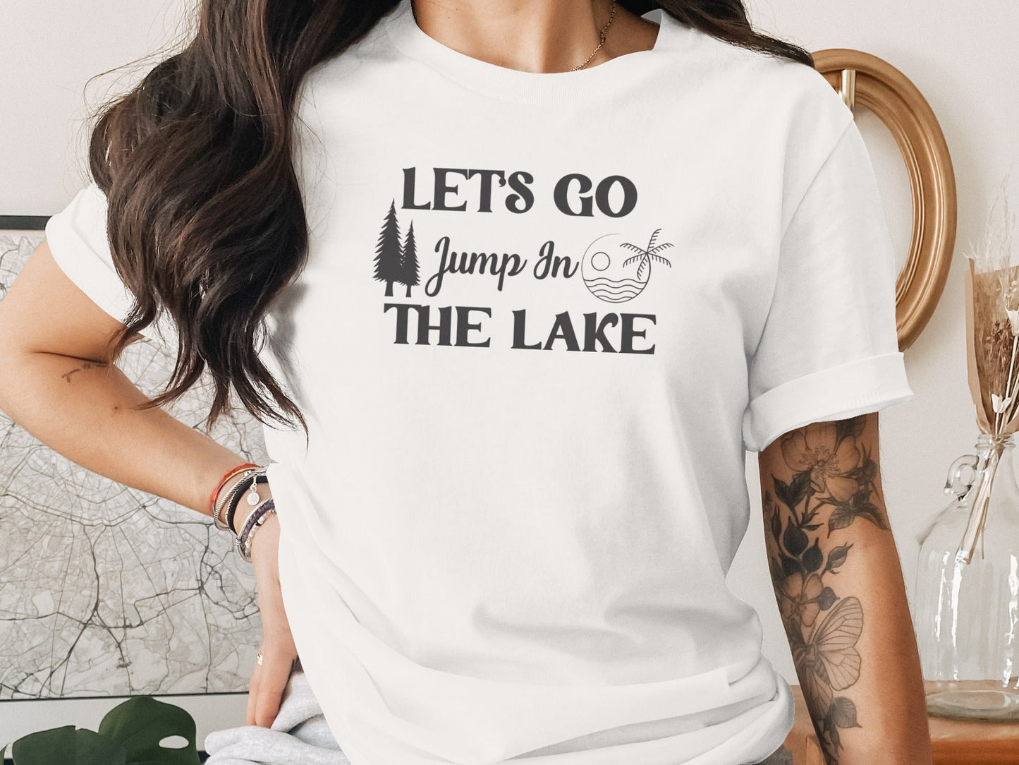 Lets Go Jump In The Lake Outdoors Adventure T-Shirt