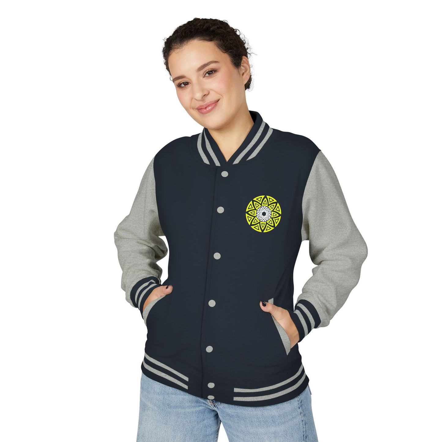 Blade 45 Golden Yellow/White Letterman Jacket