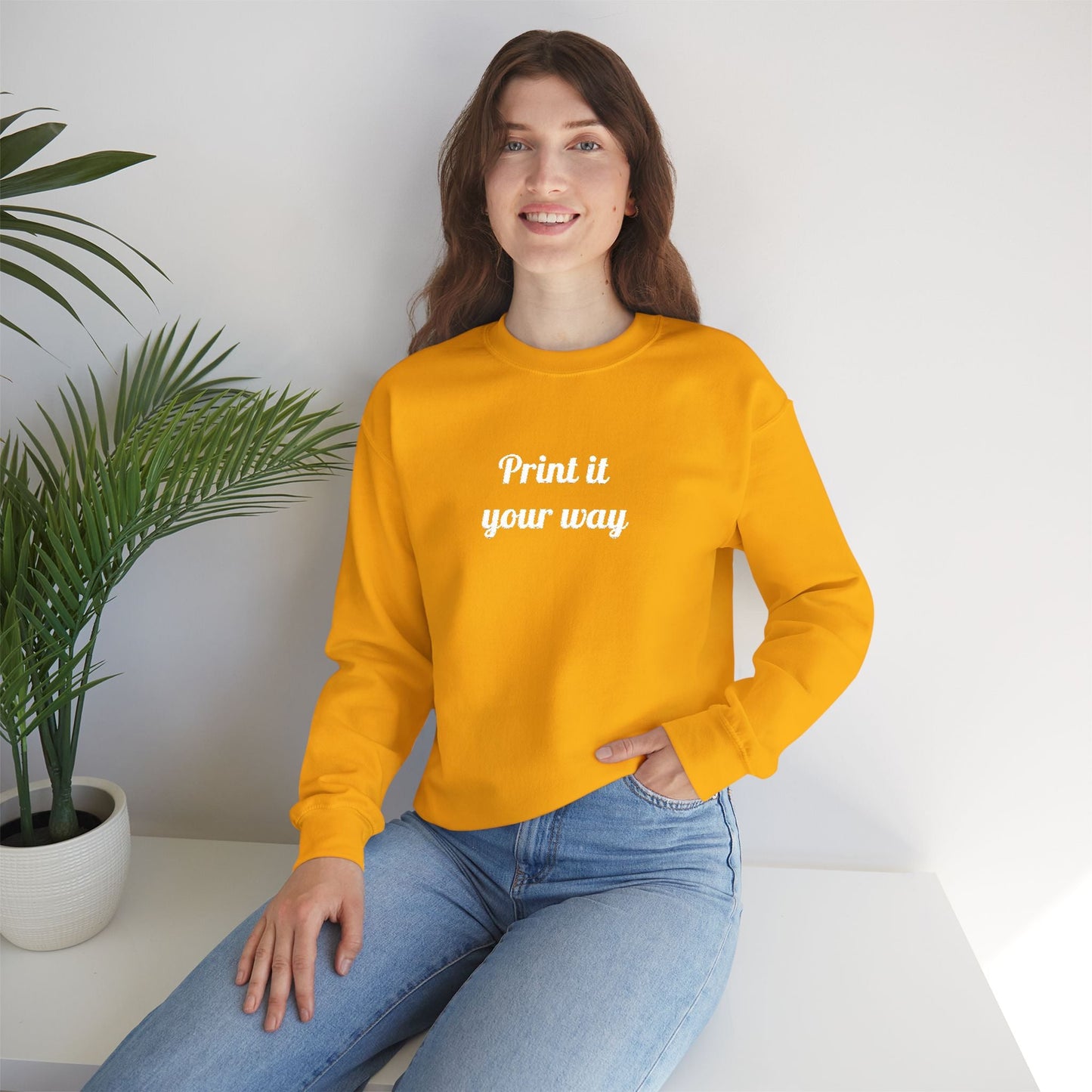 Embroidery Personalization - Unisex Crewneck Sweater (Make It Yours)