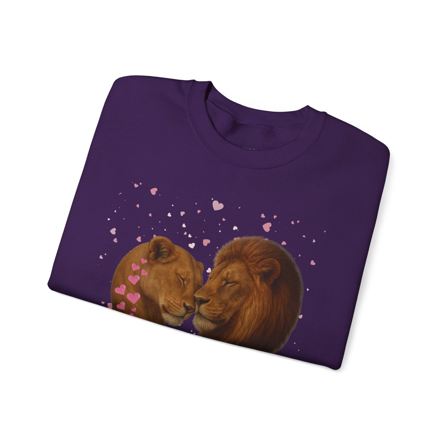 Lion Hearts - Love, Infiniti Unisex Crewneck Sweater