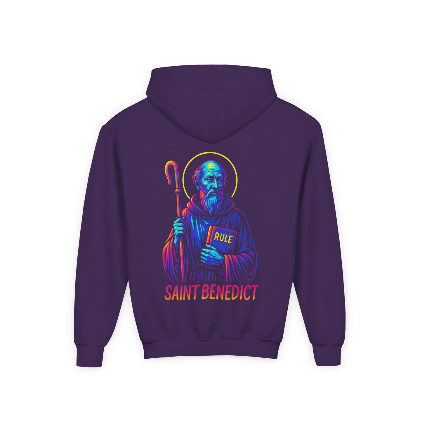 St. Benedict | Kids Catholic Hoodie | Ora et Labora