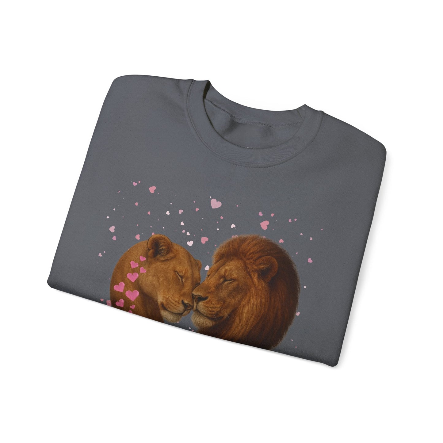 Lion Hearts - Love, Infiniti Unisex Crewneck Sweater