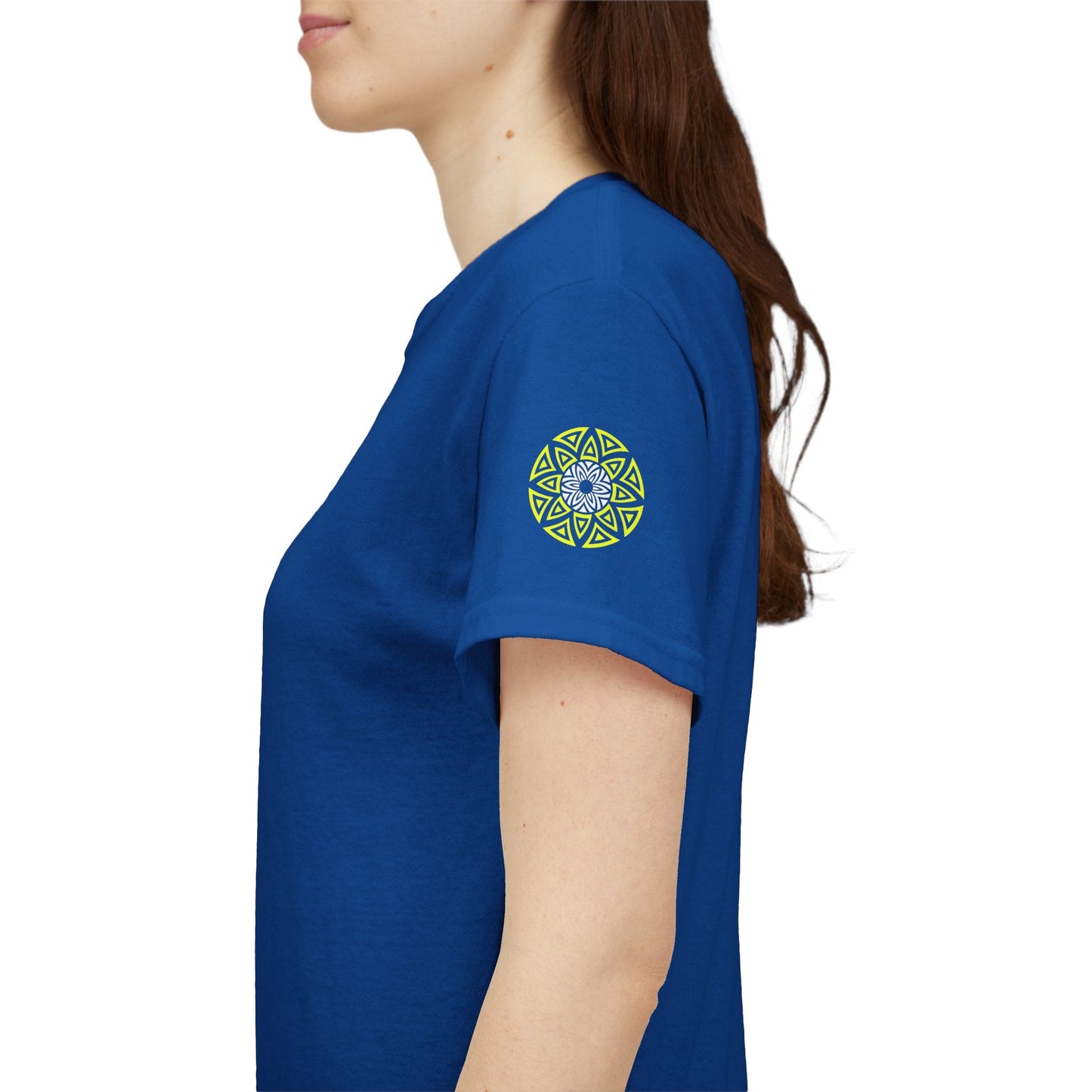 Geometric Odyssey Neon Green TX T-Shirt