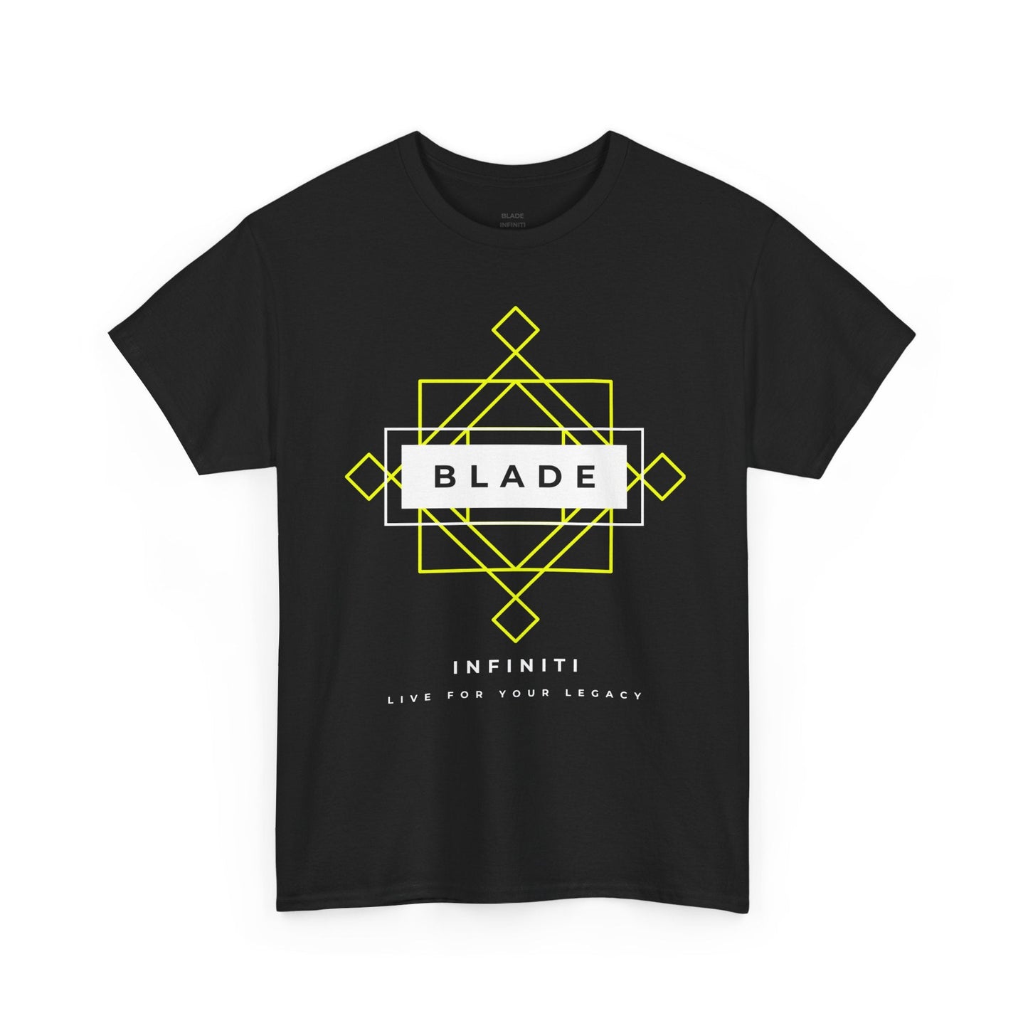 Geometric Infiniti Neon Green/White Ombre T-Shirt