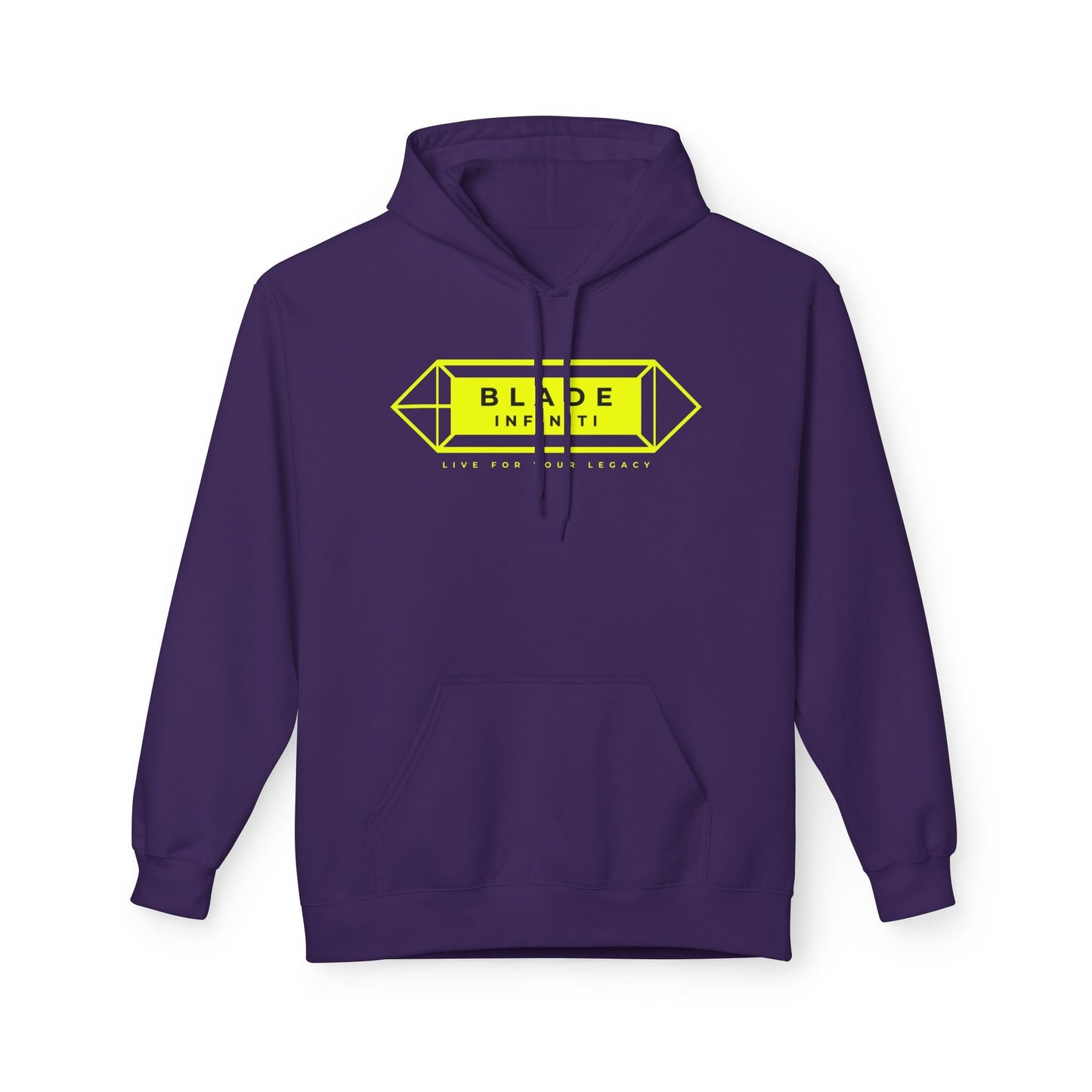 Geometric Infiniti Neon Green Hoodie