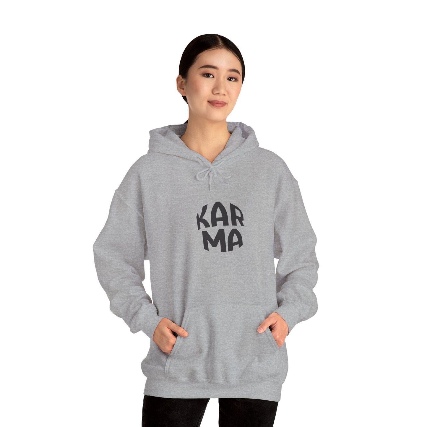 KARMA Unisex Cozy Hoodie, Street Style