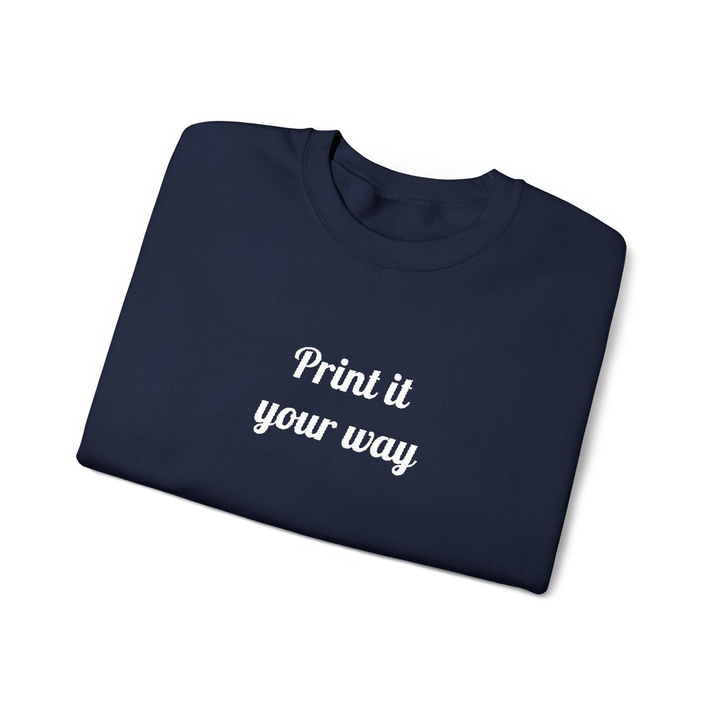 Embroidery Personalization - Unisex Crewneck Sweater (Make It Yours)