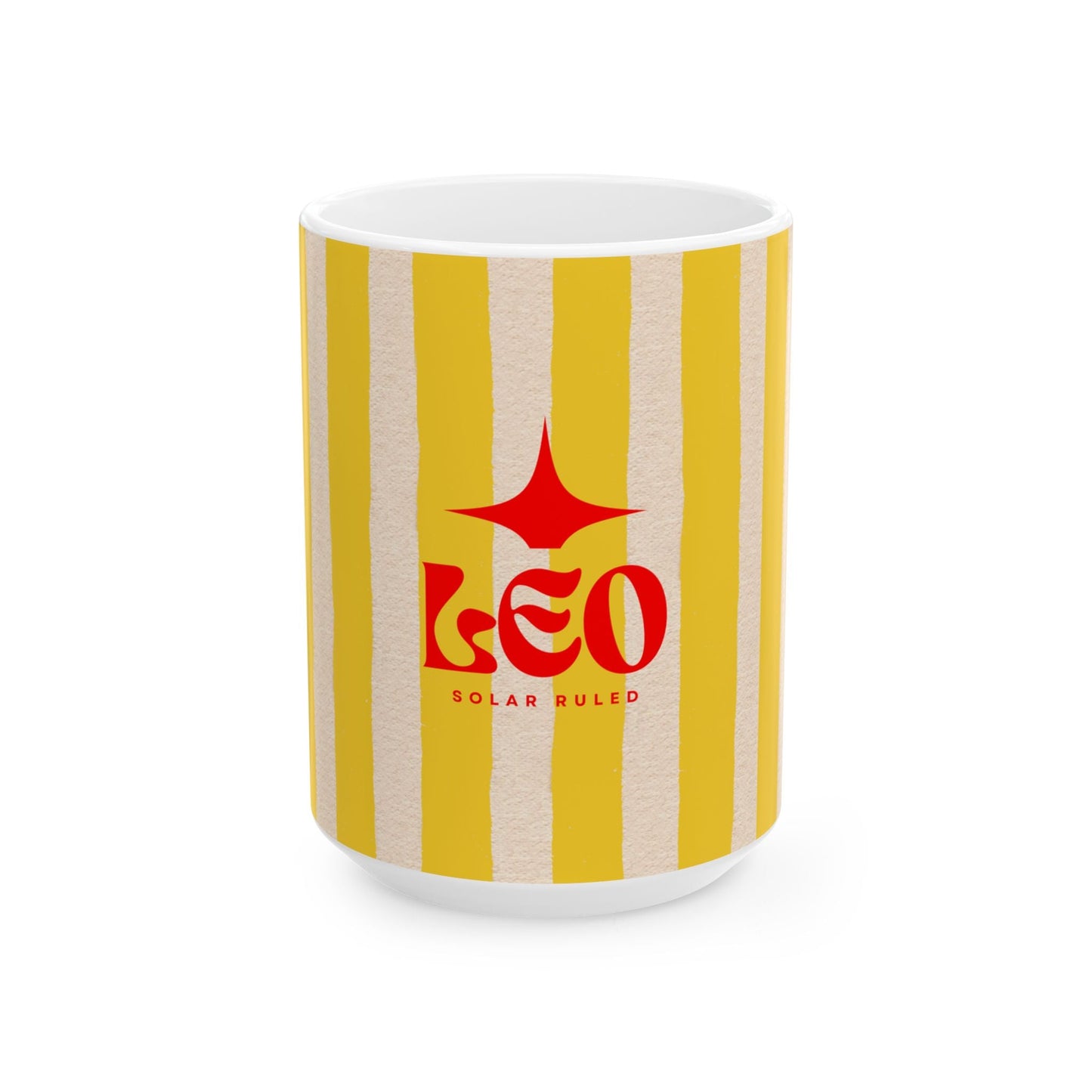 Astrological Wheel LEO  Mug, Whimsical design