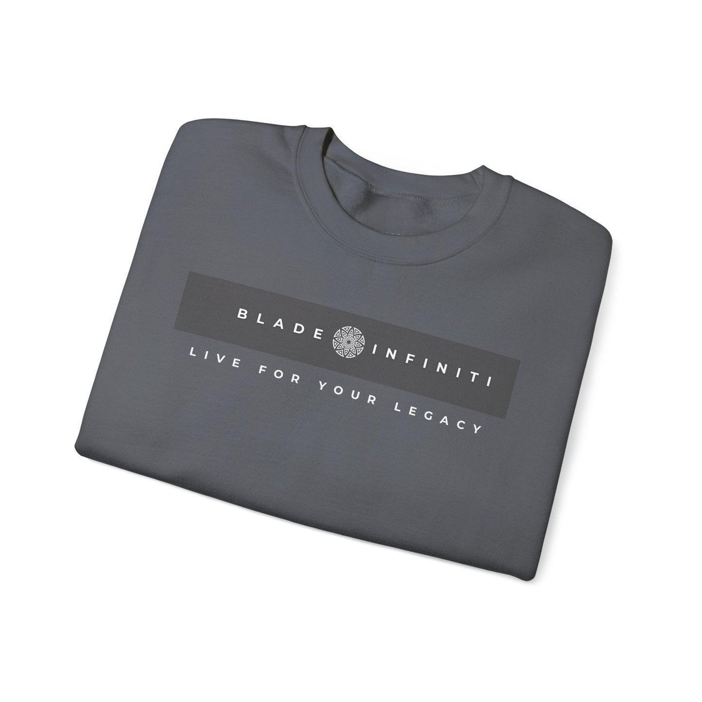 Ethereal Logo V4 Minimalistic Unisex Crewneck Sweater