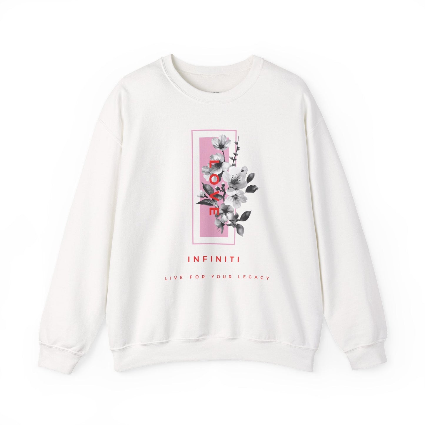 Bloom Bae Red/Pink Floral Love, Infiniti Sweater