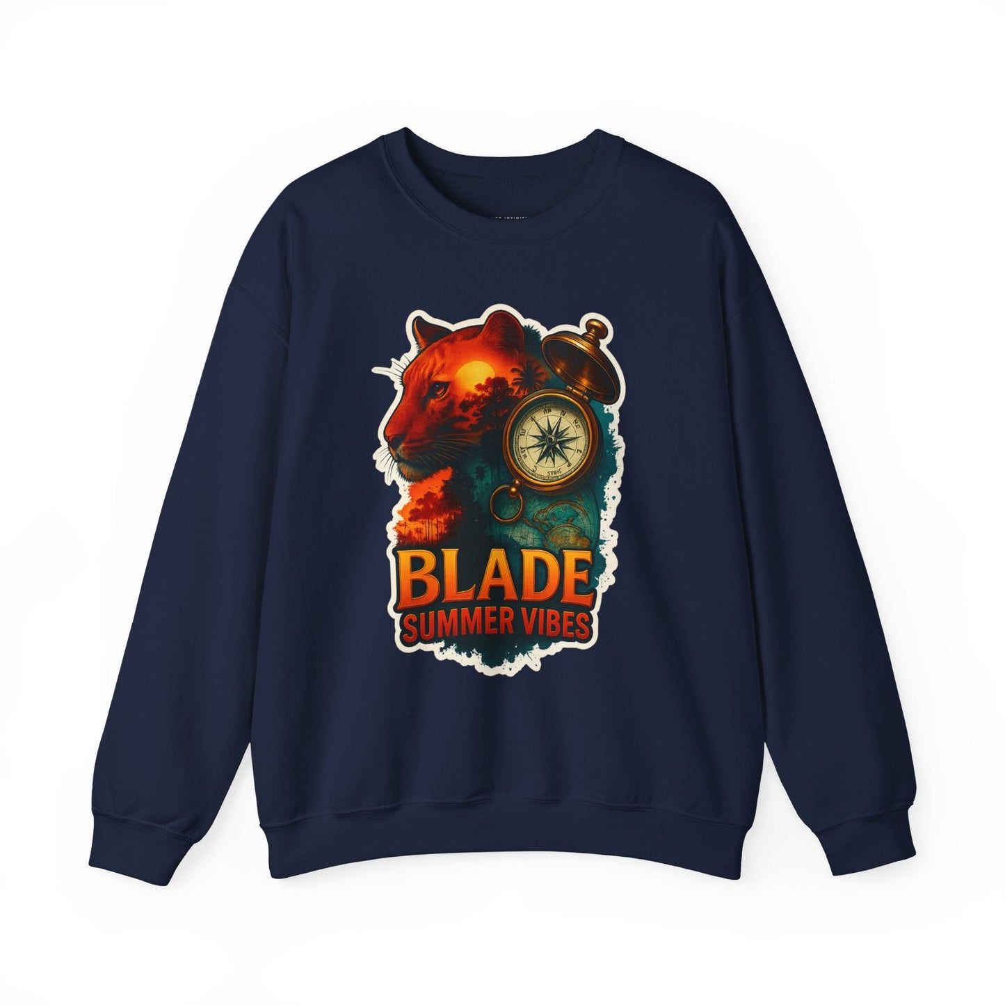 Primal Palms V2 Lion Unisex Crewneck Sweater