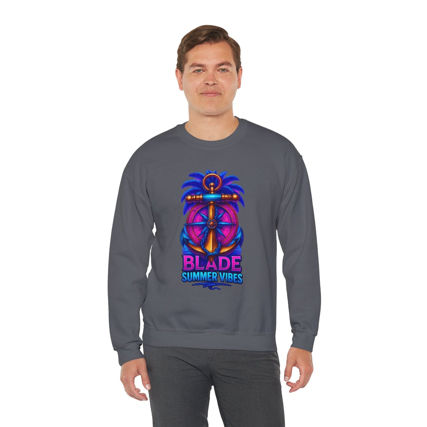 Anchor Compass Unisex Crewneck Sweater