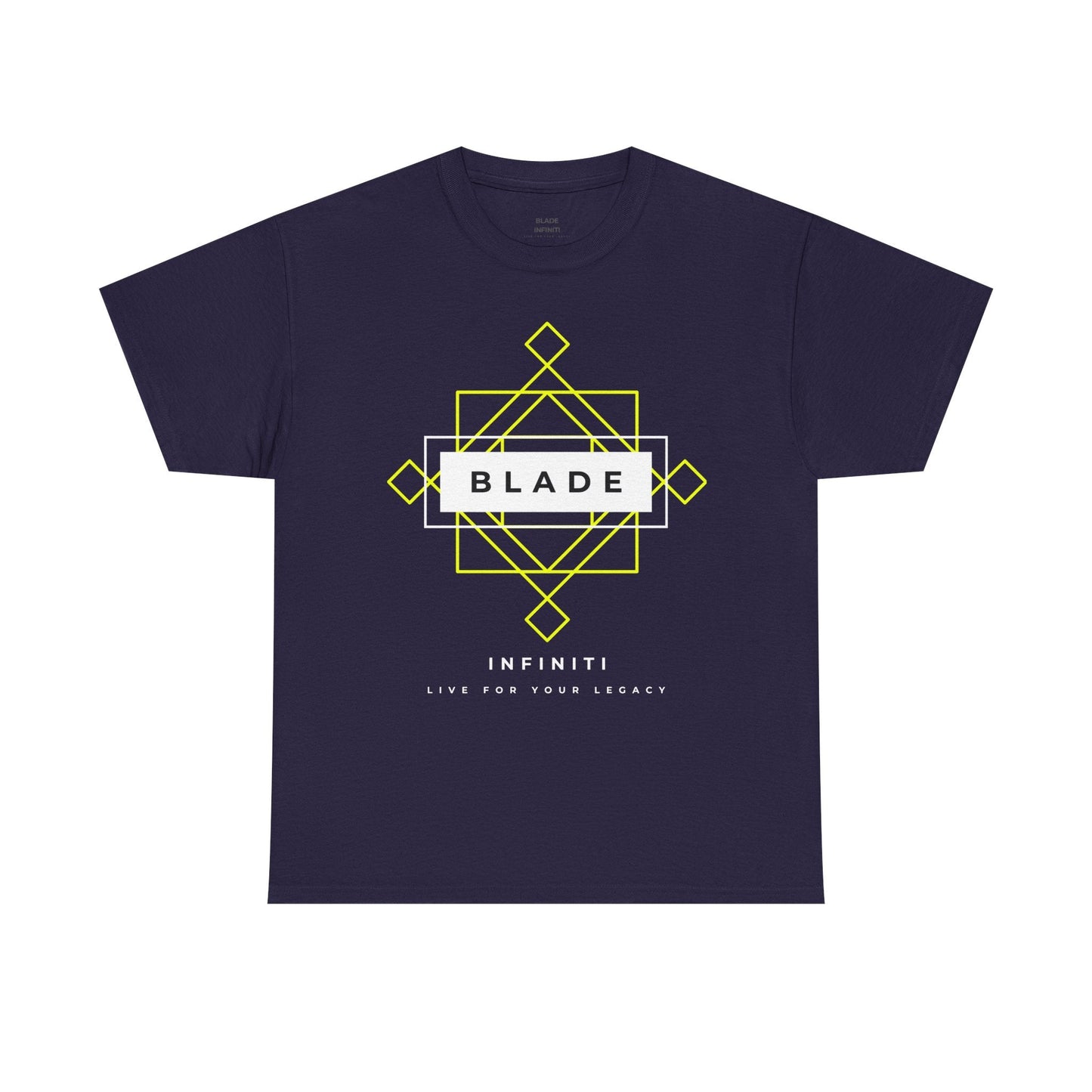 Geometric Infiniti Neon Green/White Ombre T-Shirt