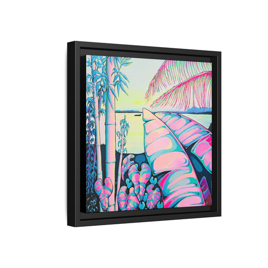 Framed Serenity Bocas Canvas Print
