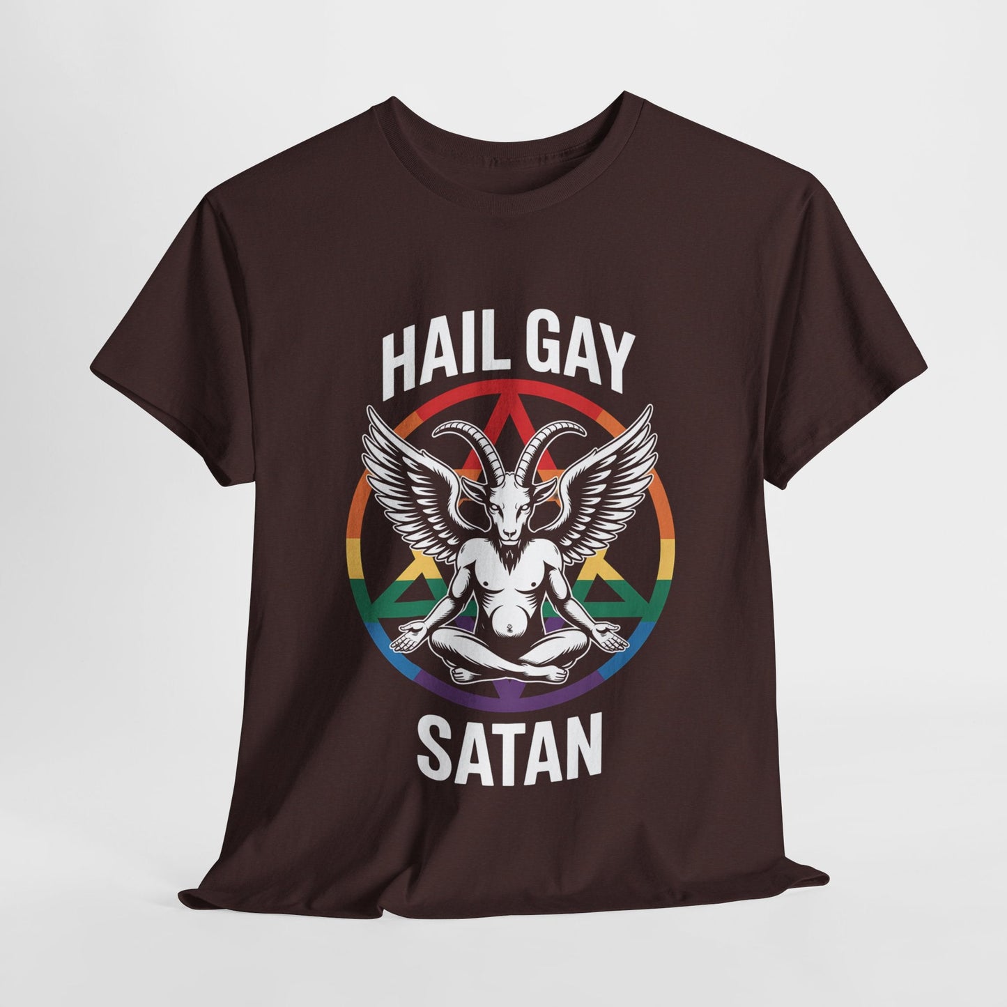 Hail Gay Satan Pride Unisex Cotton Top
