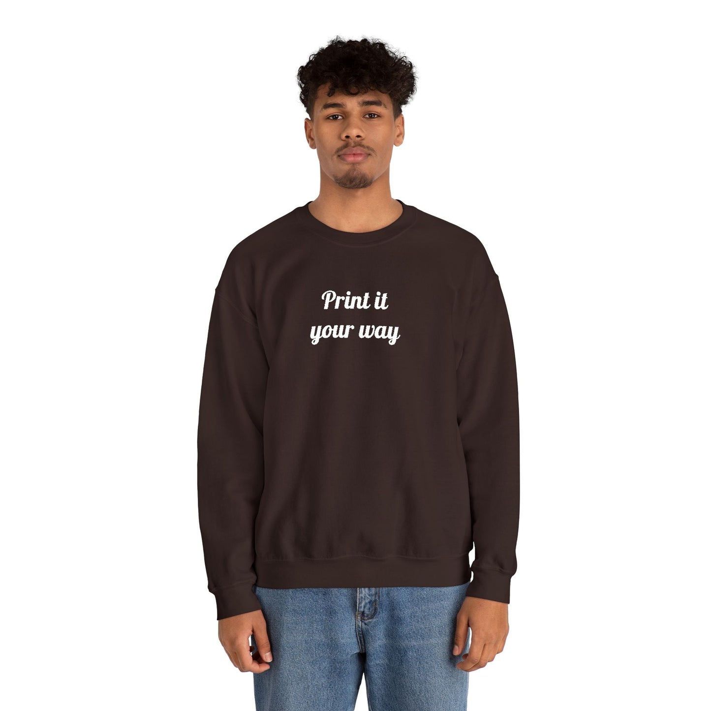 Embroidery Personalization - Unisex Crewneck Sweater (Make It Yours)
