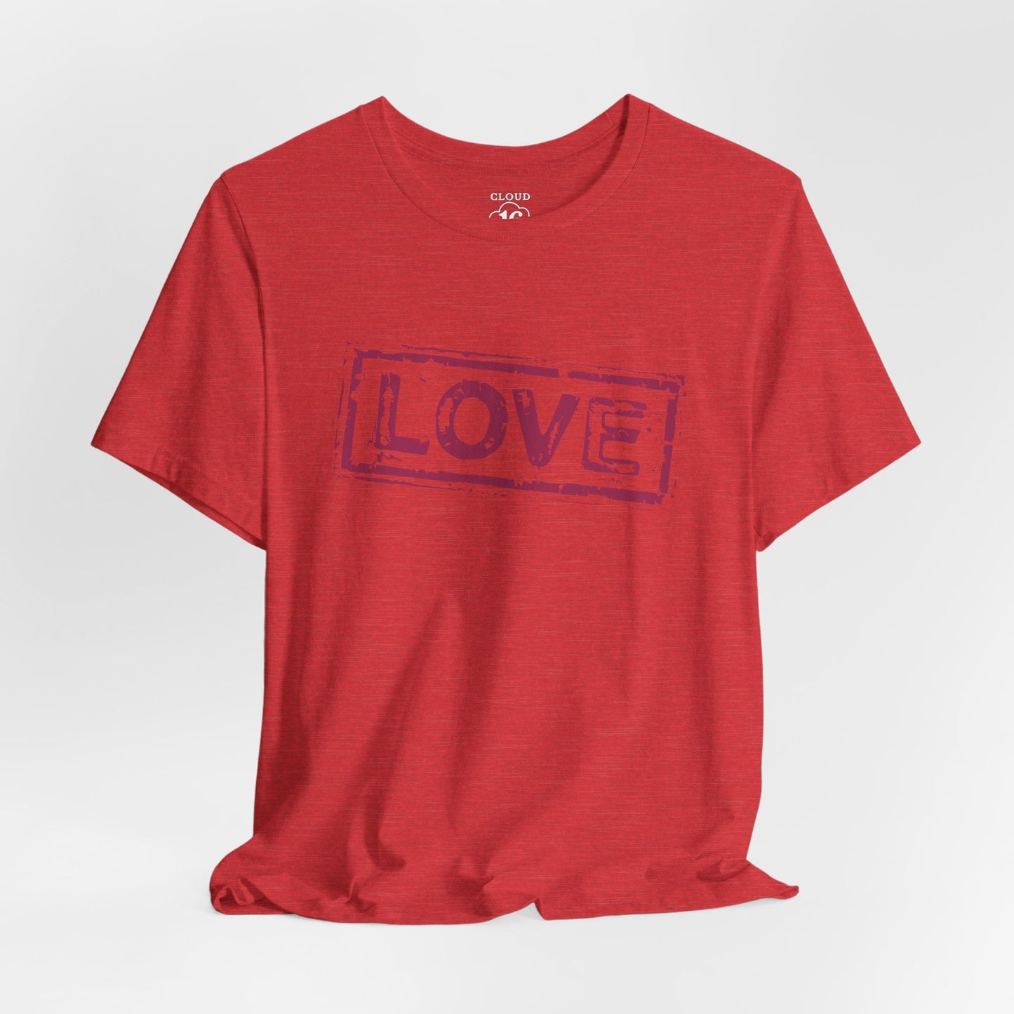 Love T-Shirt - Vintage Distressed Heart Graphic Tee