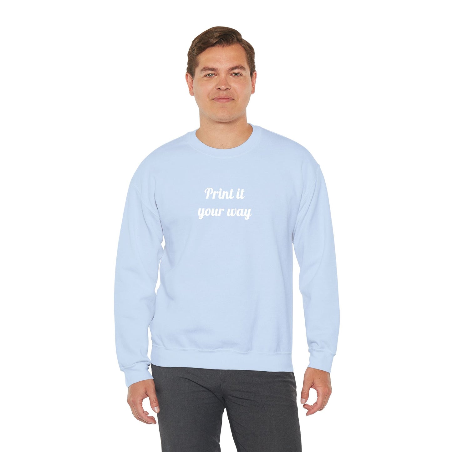 Embroidery Personalization - Unisex Crewneck Sweater (Make It Yours)