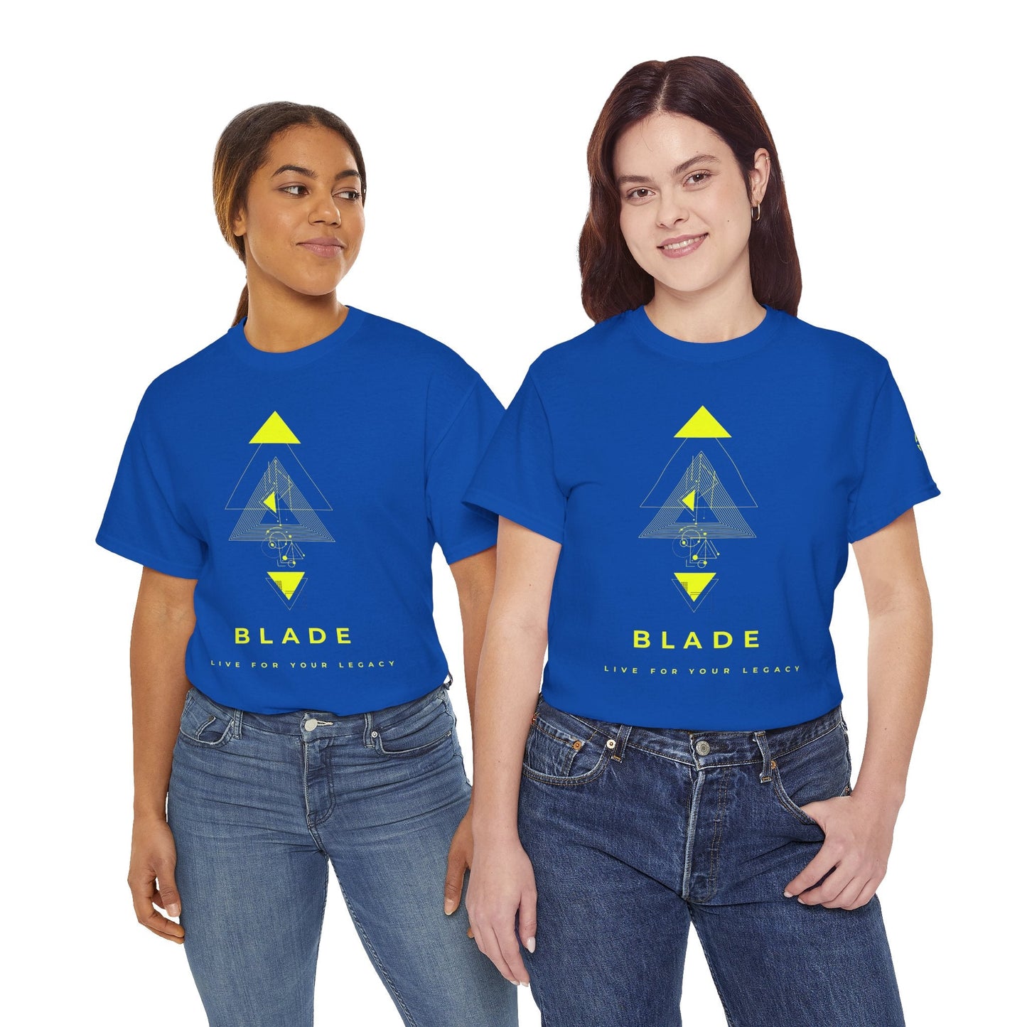 Geometric Odyssey Neon Green TX T-Shirt