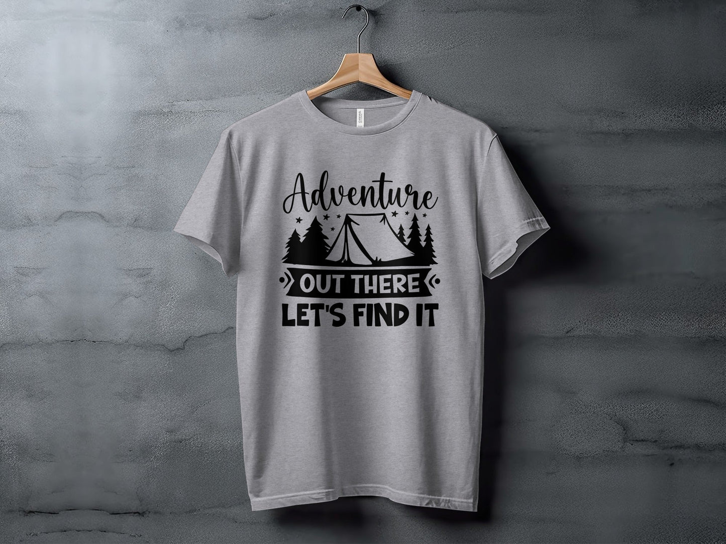 Adventure Out There Lets Find It Graphic Adventure T-Shirt