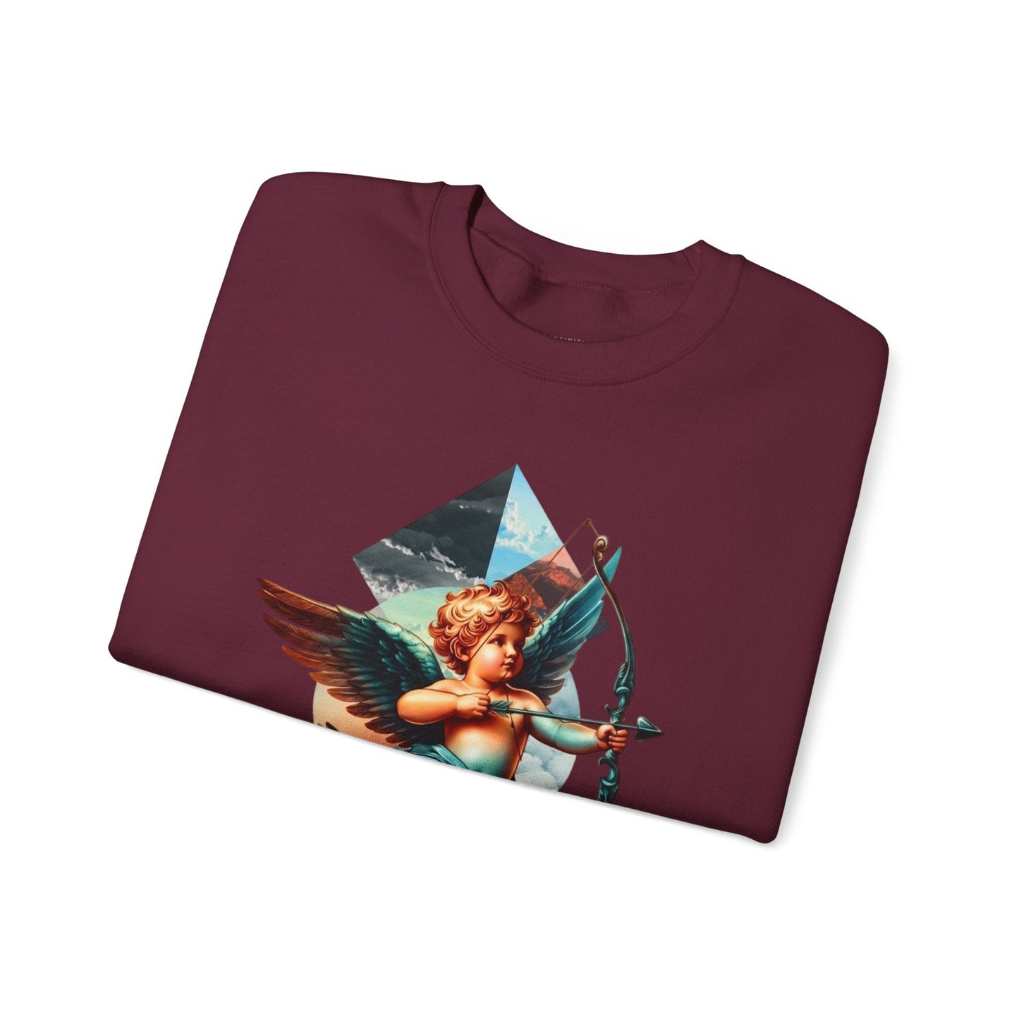 Cupid's Bow Blue + Arrow - Love, Infiniti Unisex Crewneck Sweater