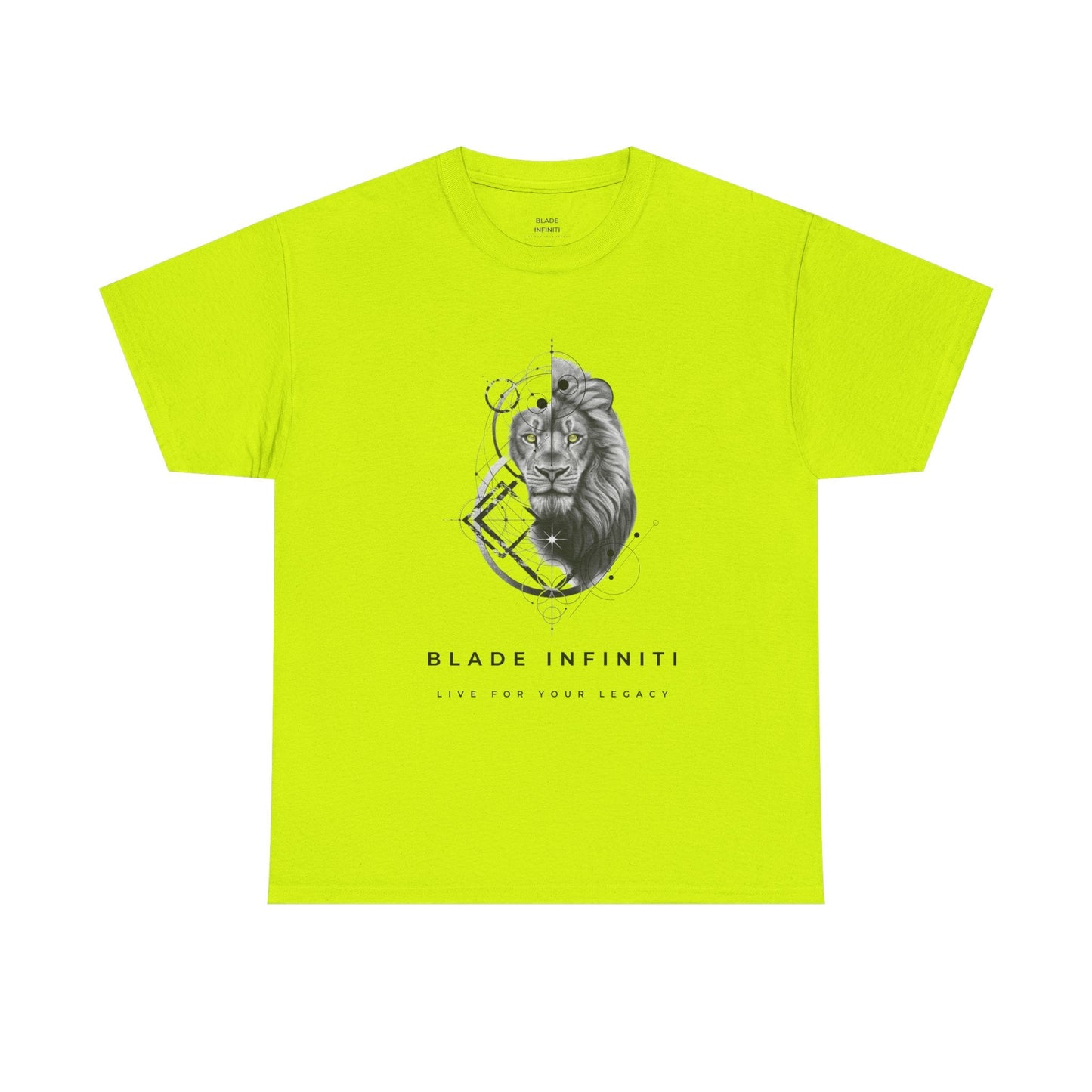 Geometric King Black Version 4 TX Lion T-Shirt