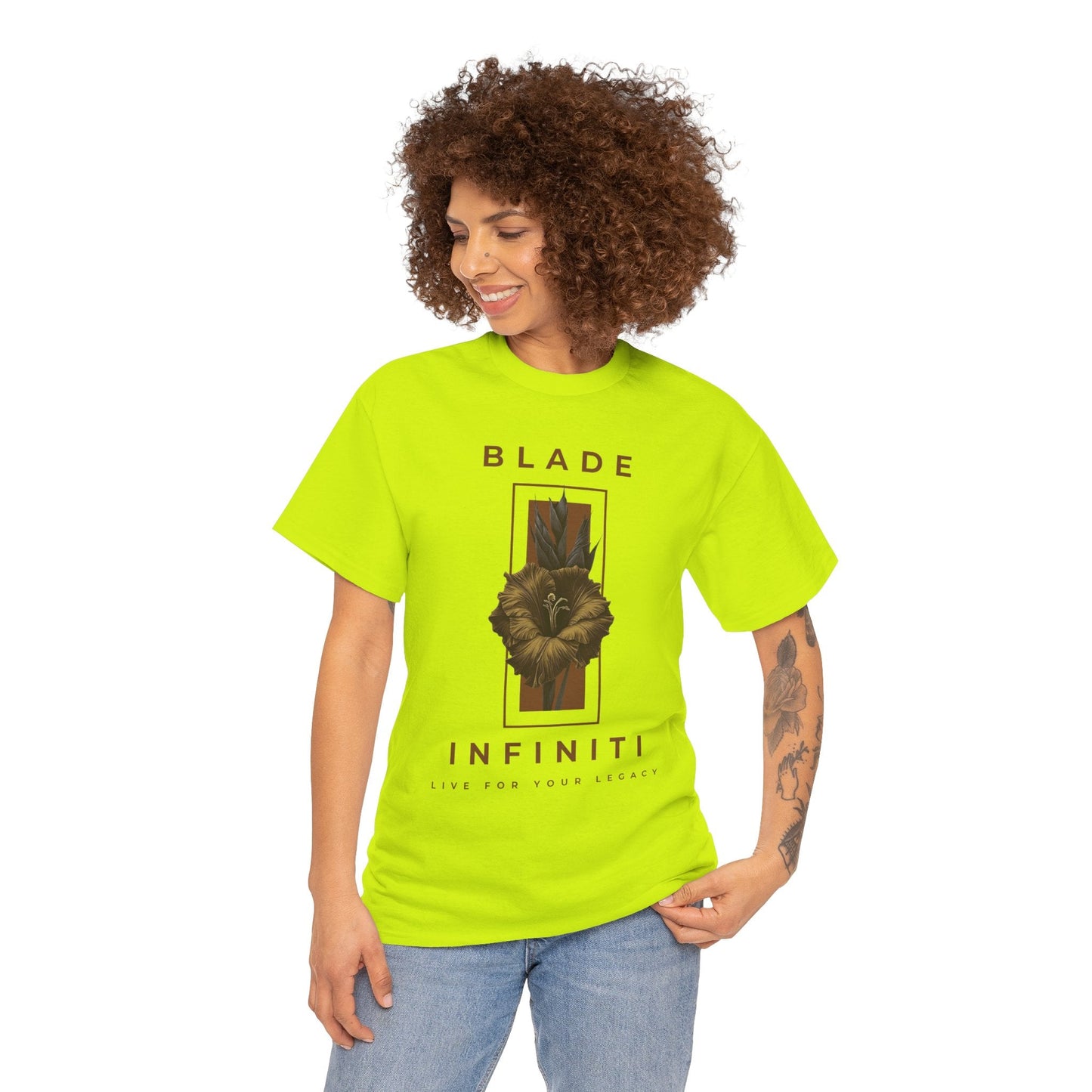 Essence of Infiniti Brown Floral T-Shirt