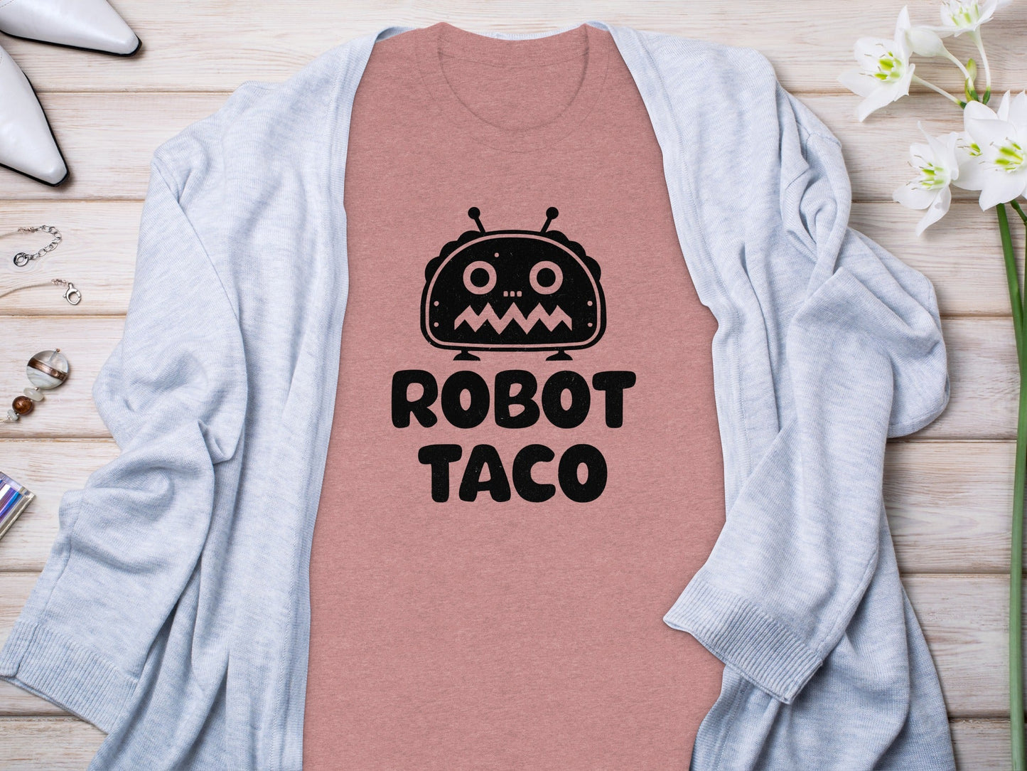 Robot Taco Delicious Digital Design for Food Lovers T-Shirt