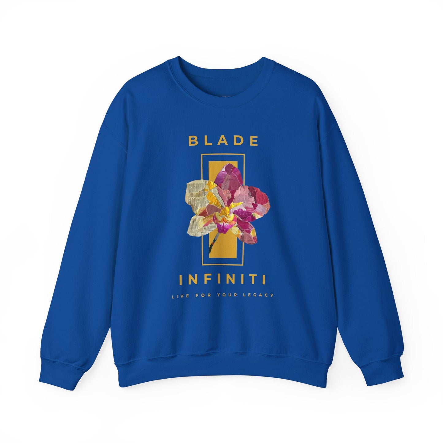 Essence of Infiniti Yellow Floral Unisex Crewneck Sweater