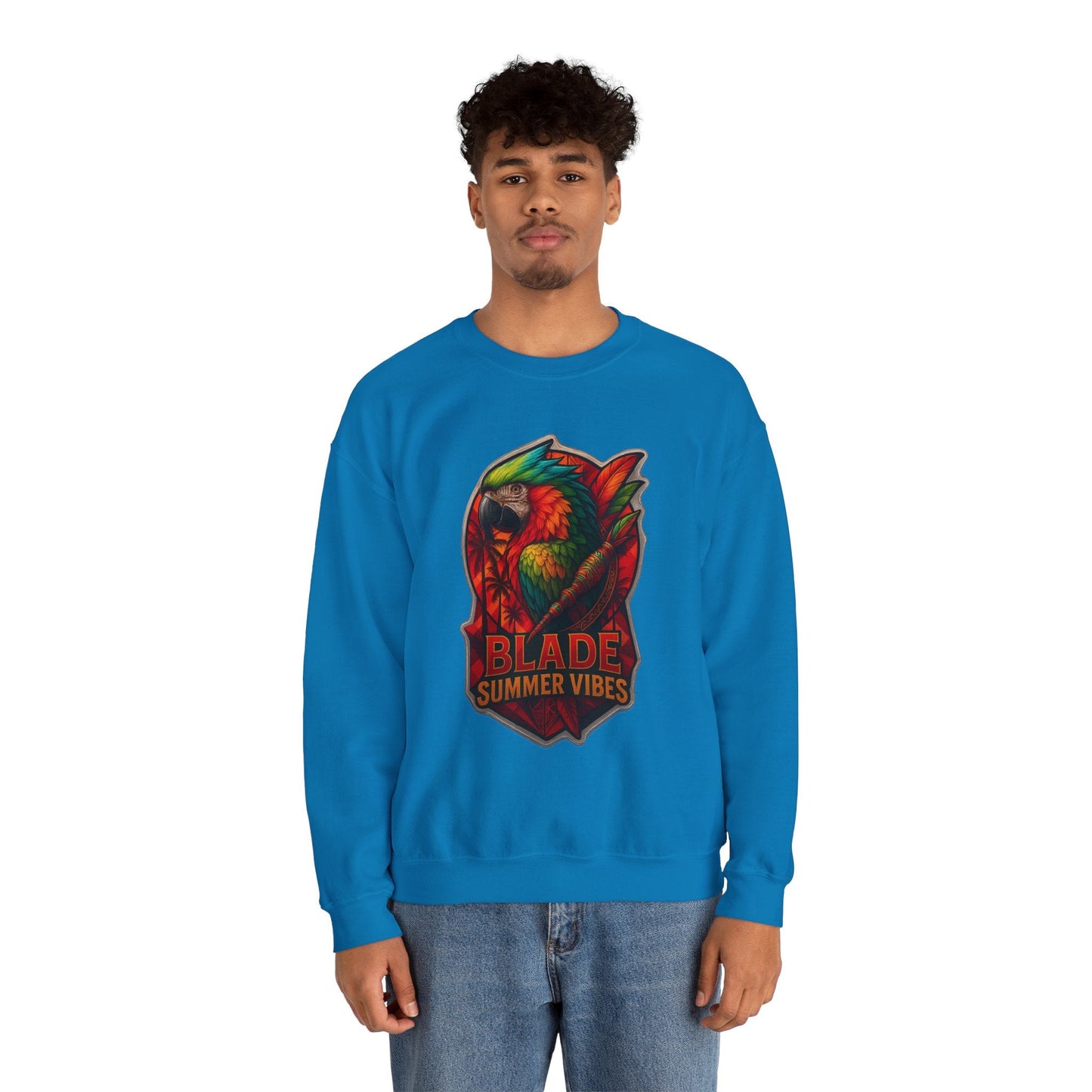 Aztec Parrot Unisex Crewneck Sweater