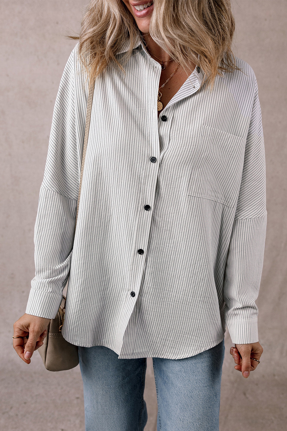 Zazita Tab Sleeve Long Shirt