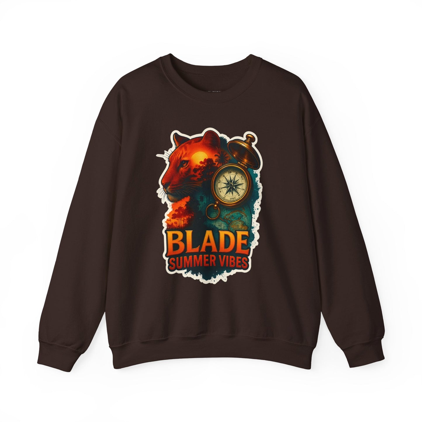 Primal Palms V2 Lion Unisex Crewneck Sweater