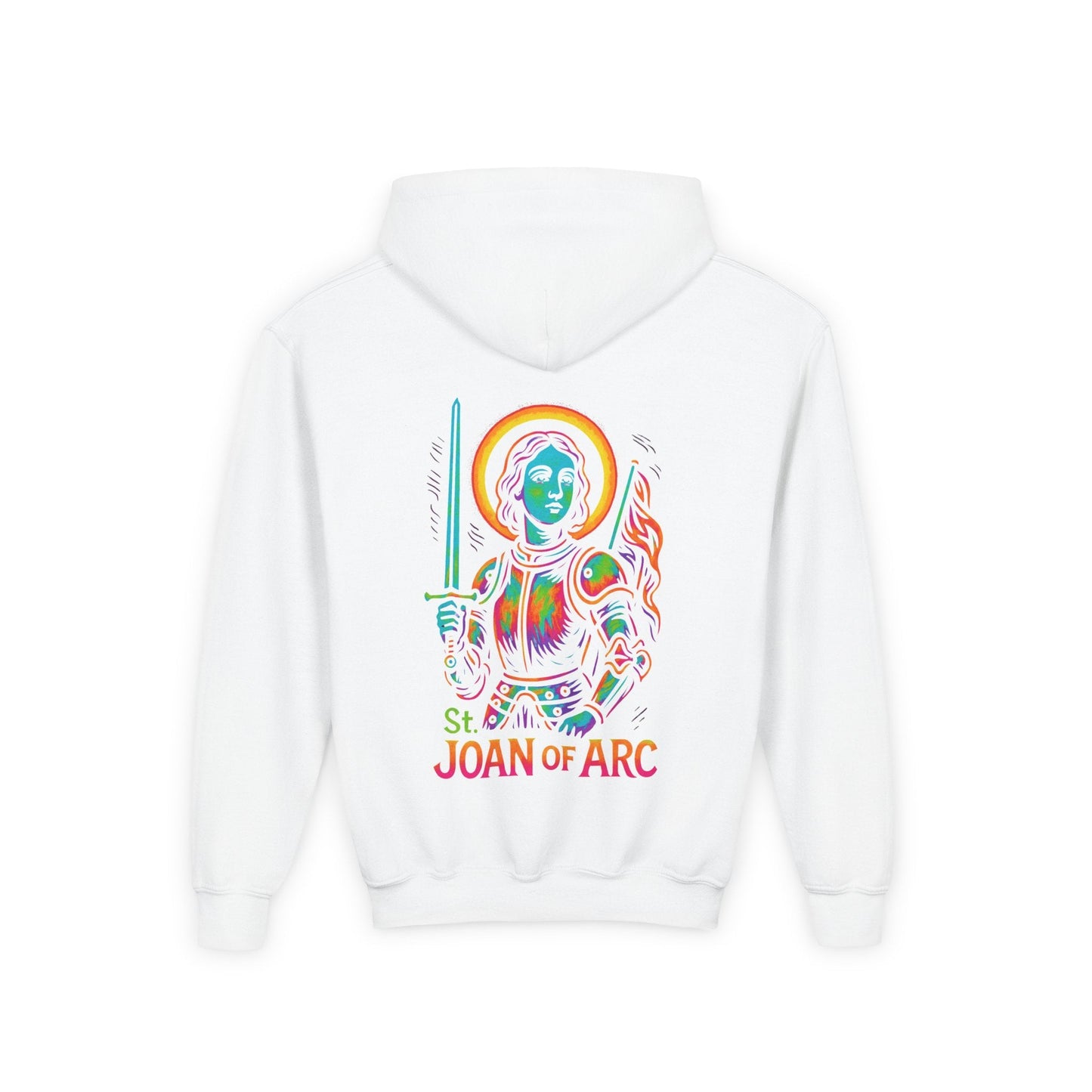 St. Joan of Arc | Kids Catholic Hoodie | Warrior Saint
