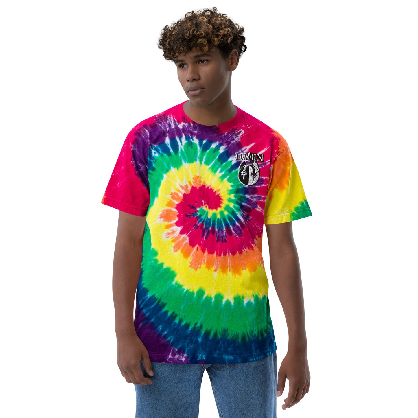 Dabin Oversized Tie Dye Festival T-shirt EDM Artist Rave Shirt for Men Women Unisex