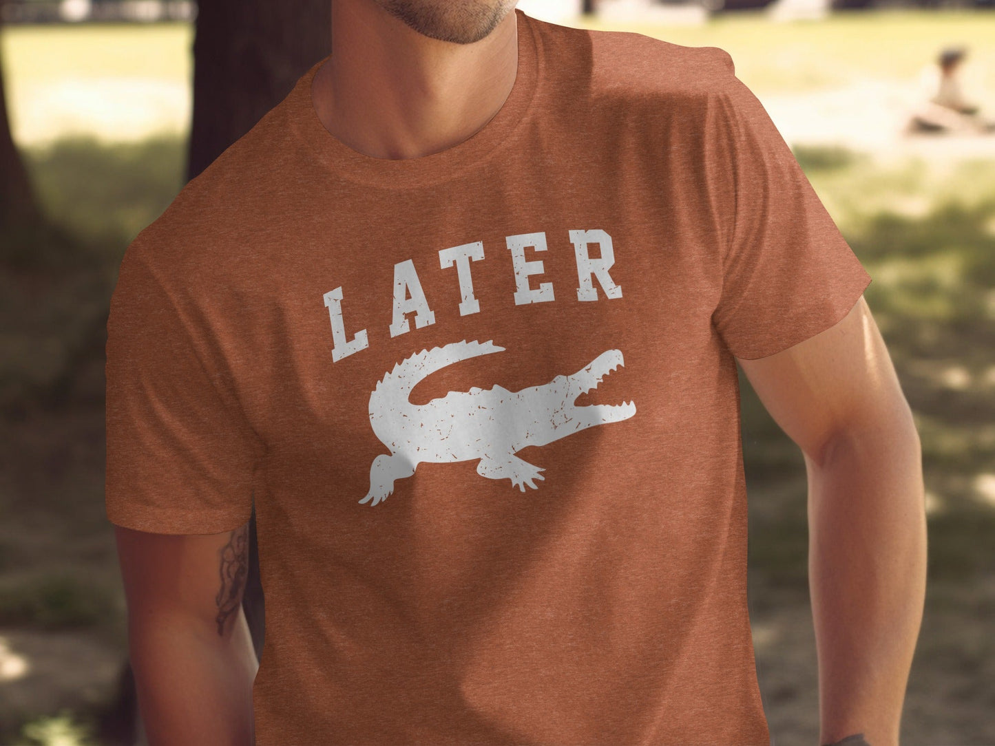 Later Alligator Crocodile Funny Sarcastic Phrase T-Shirt