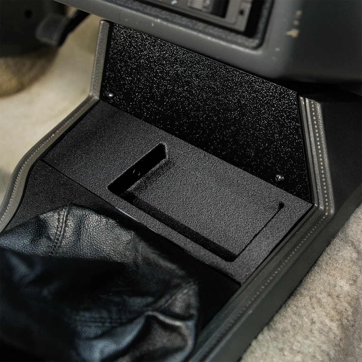 Ash Tray Panel with Storage for 1979 - 1986 Ford Mustang