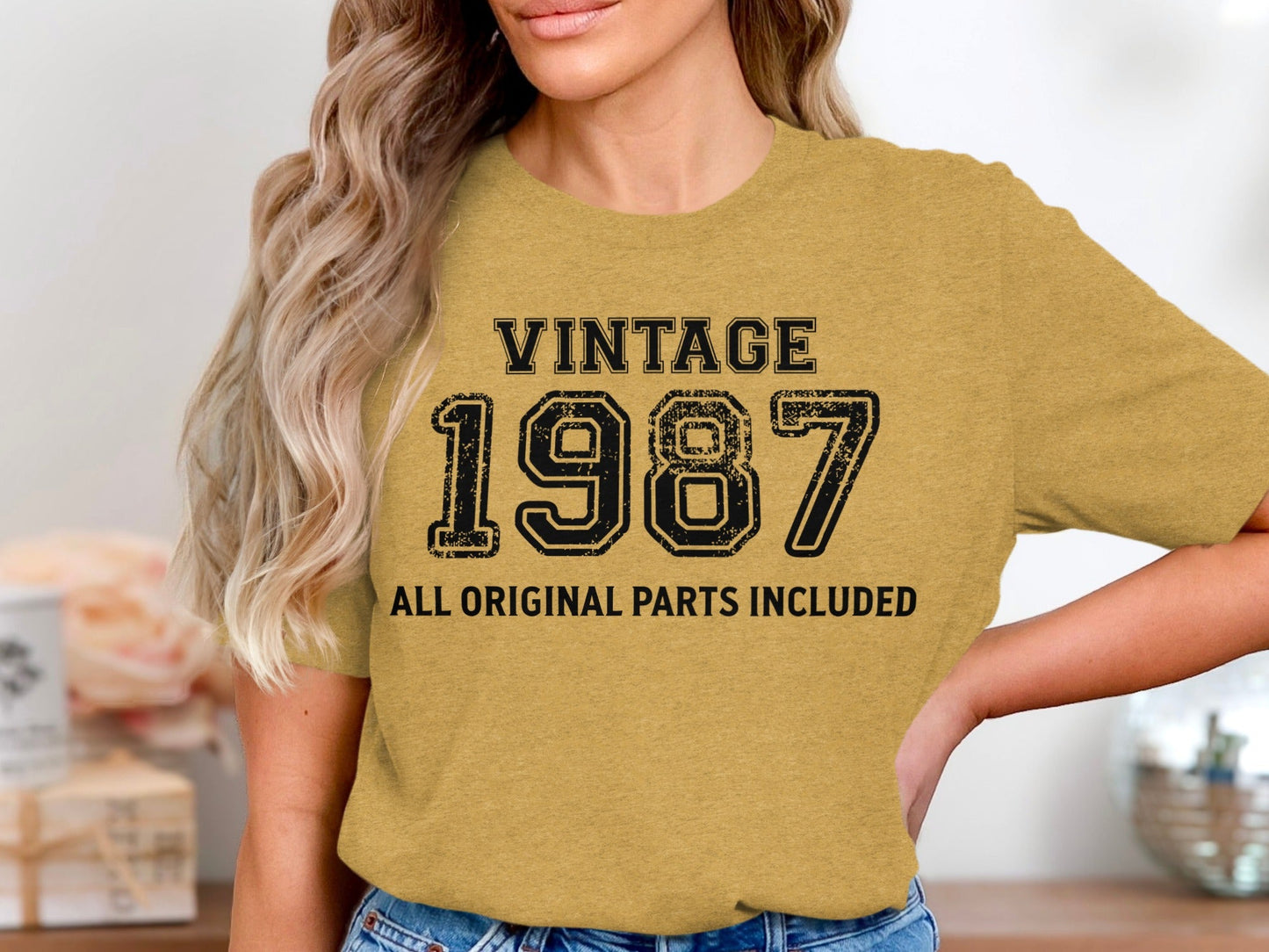 Vintage 1987 All Original Parts Included Birthday T-Shirt